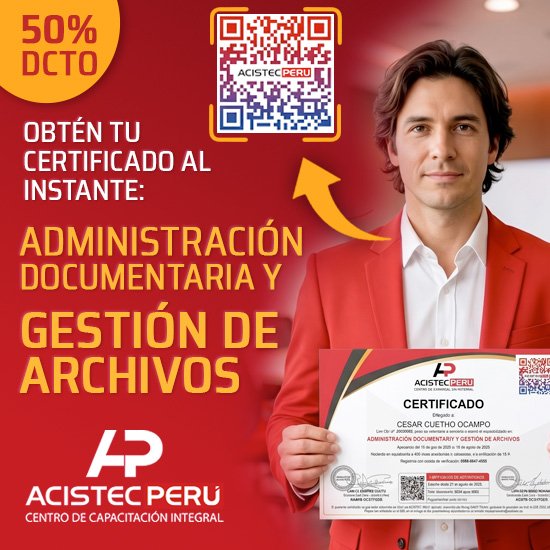 Curso Virtual de Administración Documentaria y Gestión de Archivos